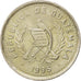 GUATEMALA, 25 Centavos, 1995, KM #278.5, MS(60-62), Copper-Nickel, 27, 7.93