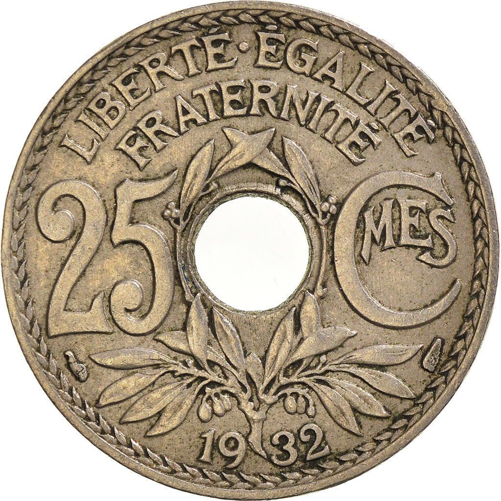 Moneta, Francia, 25 Centimes, 1932