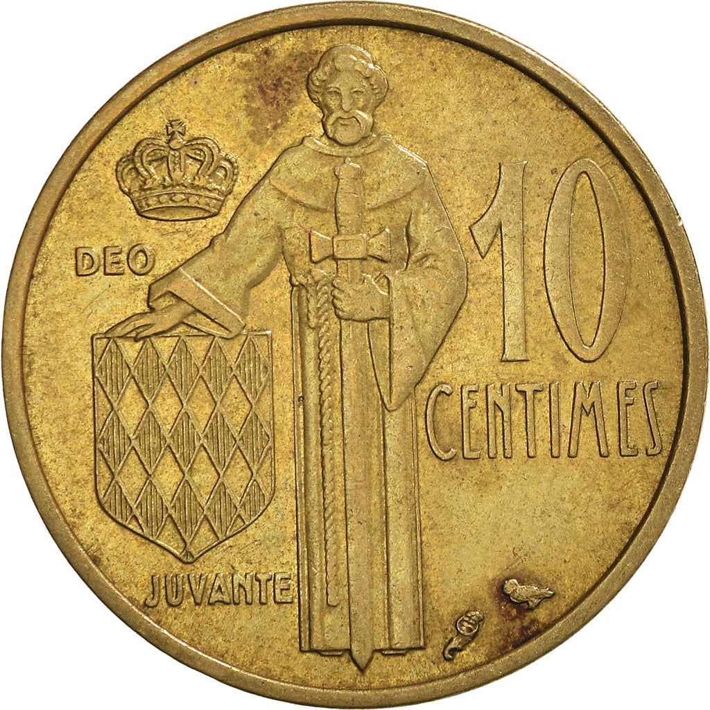 Moneta, Monaco, 10 Centimes, 1962