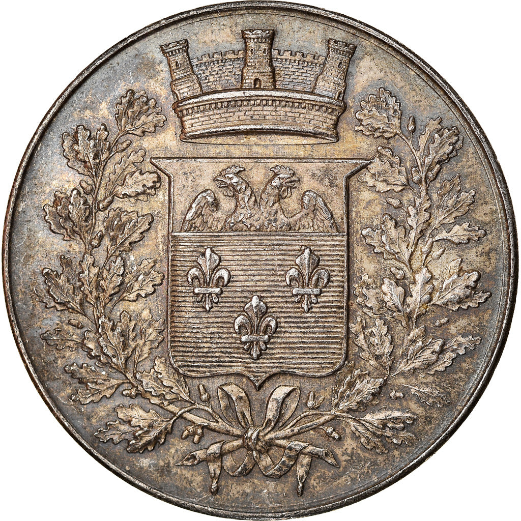 France, Medal, Savings Bank, Caisse d'Epargne de Versailles, 1903, AU(55-58)