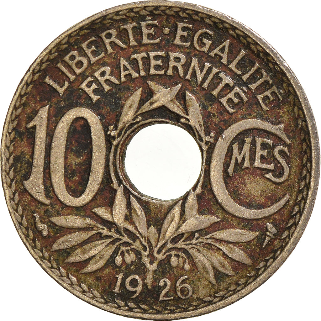 Coin, France, 10 Centimes, 1926