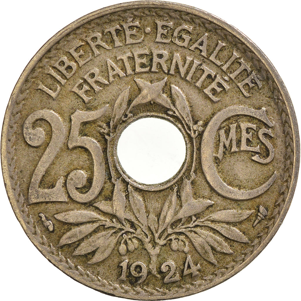 Moneta, Francia, 25 Centimes, 1924