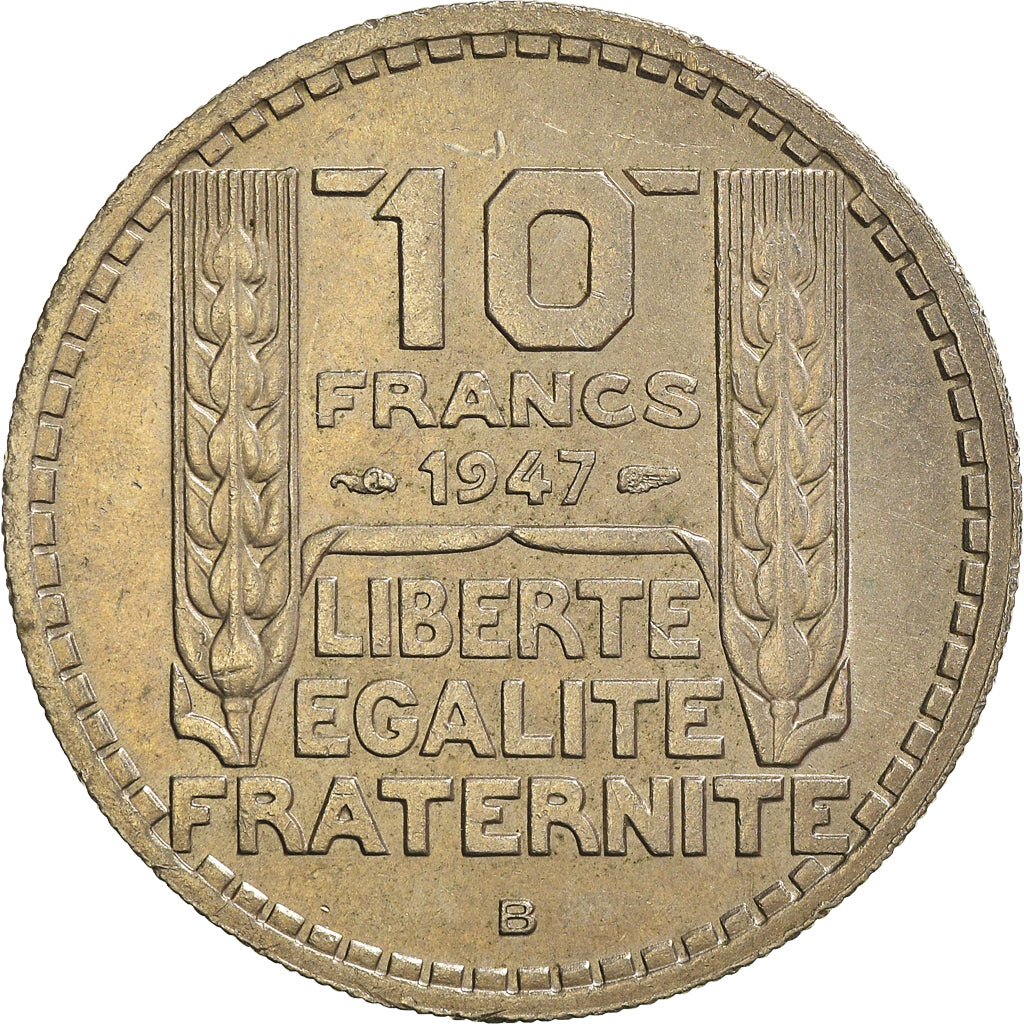 Moeda, França, 10 Francs, 1947