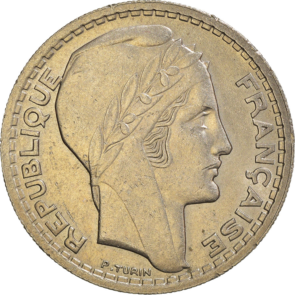 Moeda, França, 10 Francs, 1947