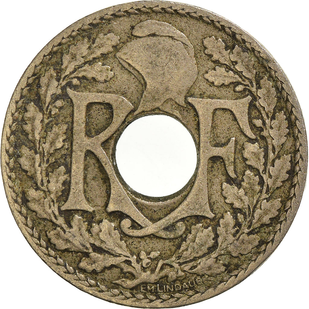 Münze, Frankreich, 10 Centimes, 1922