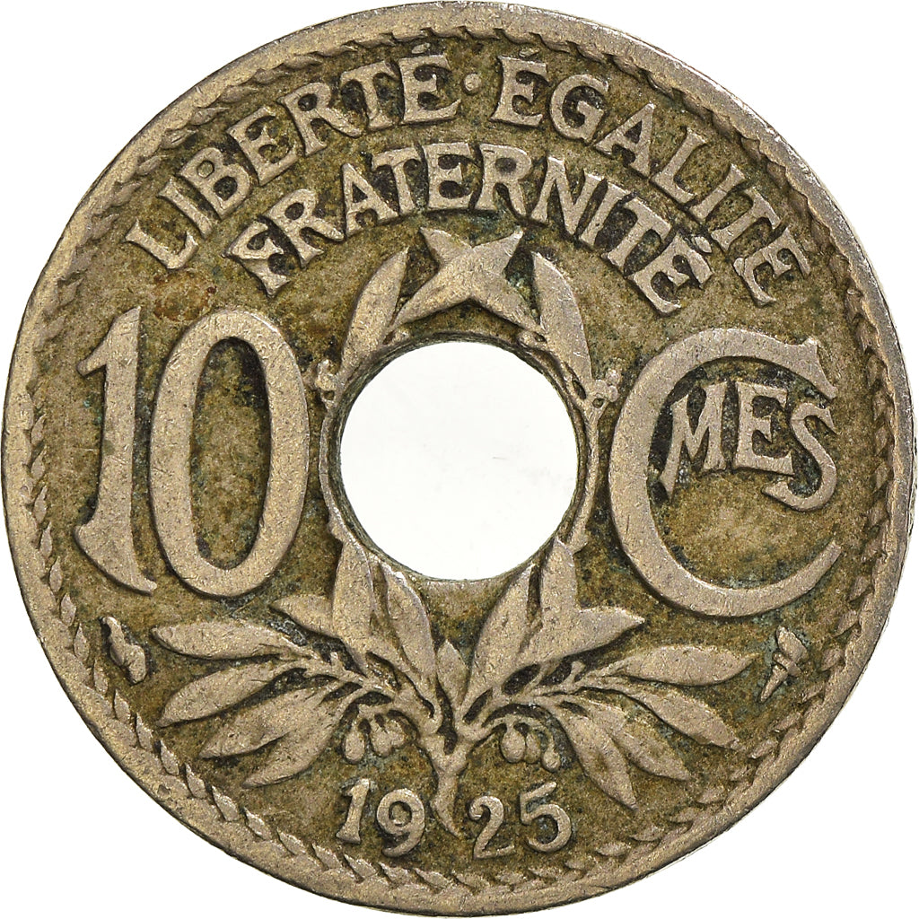 Coin, France, 10 Centimes, 1925