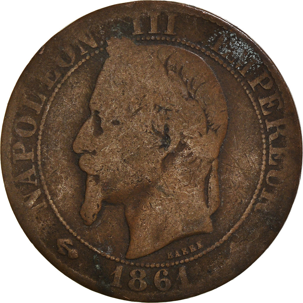 Munten, Frankrijk, 5 Centimes, 1861