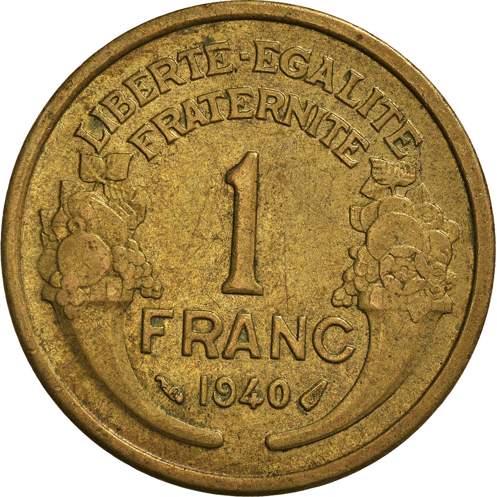 Moneta, Francja, Franc, 1940