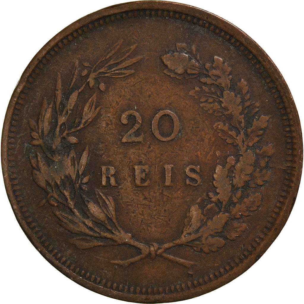 Munten, Portugal, 20 Reis, 1891