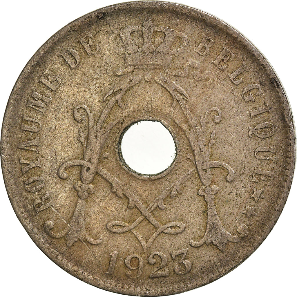 Münze, Belgien, 25 Centimes, 1923