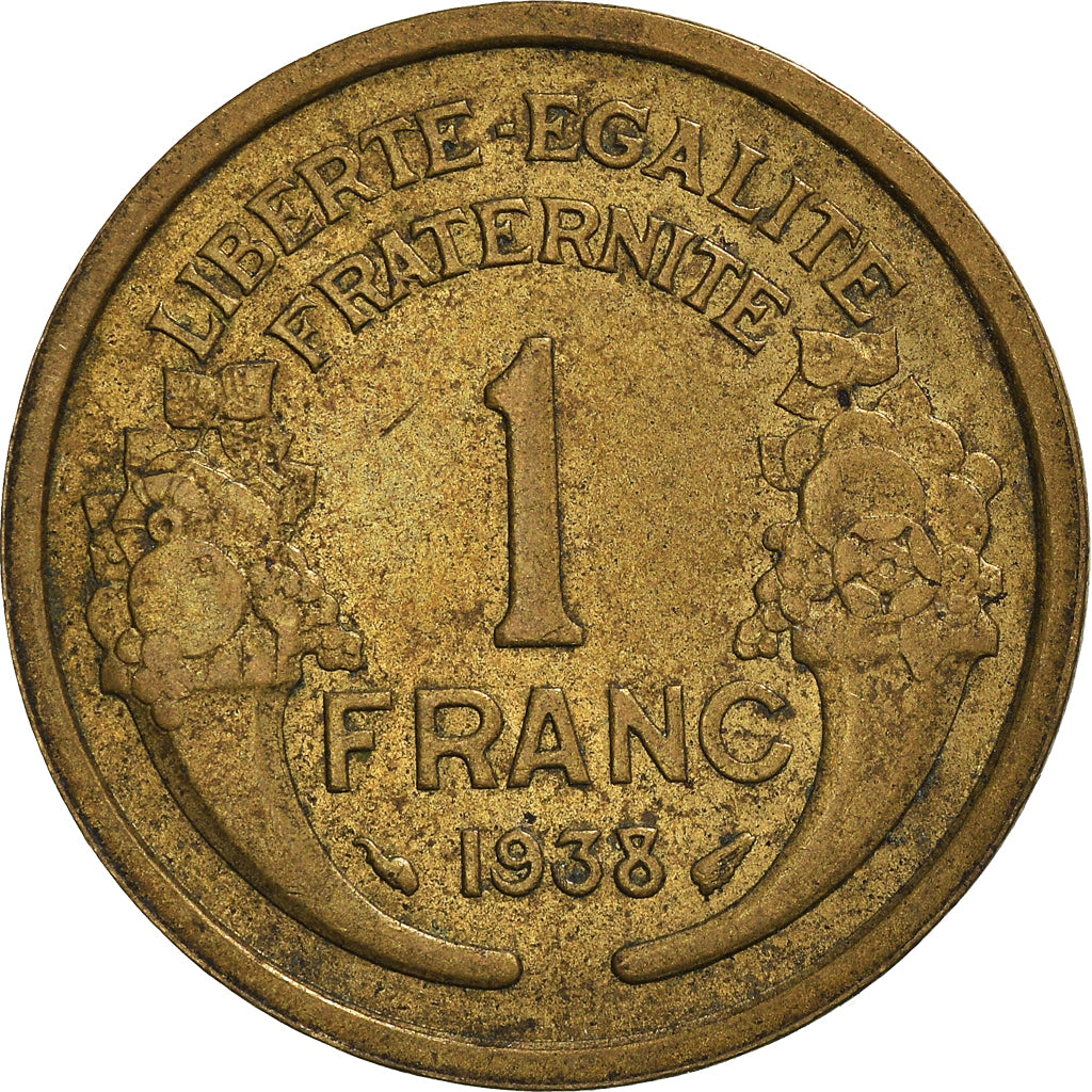 Moneta, Francja, Franc, 1938