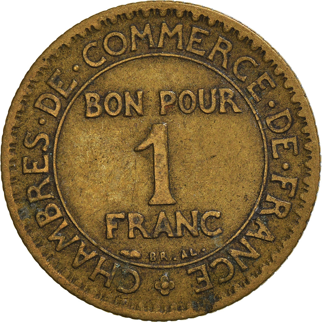 Moneta, Francja, Franc, 1924