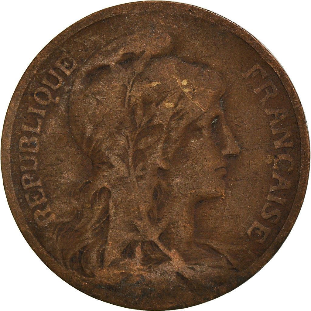 Munten, Frankrijk, 5 Centimes, 1898