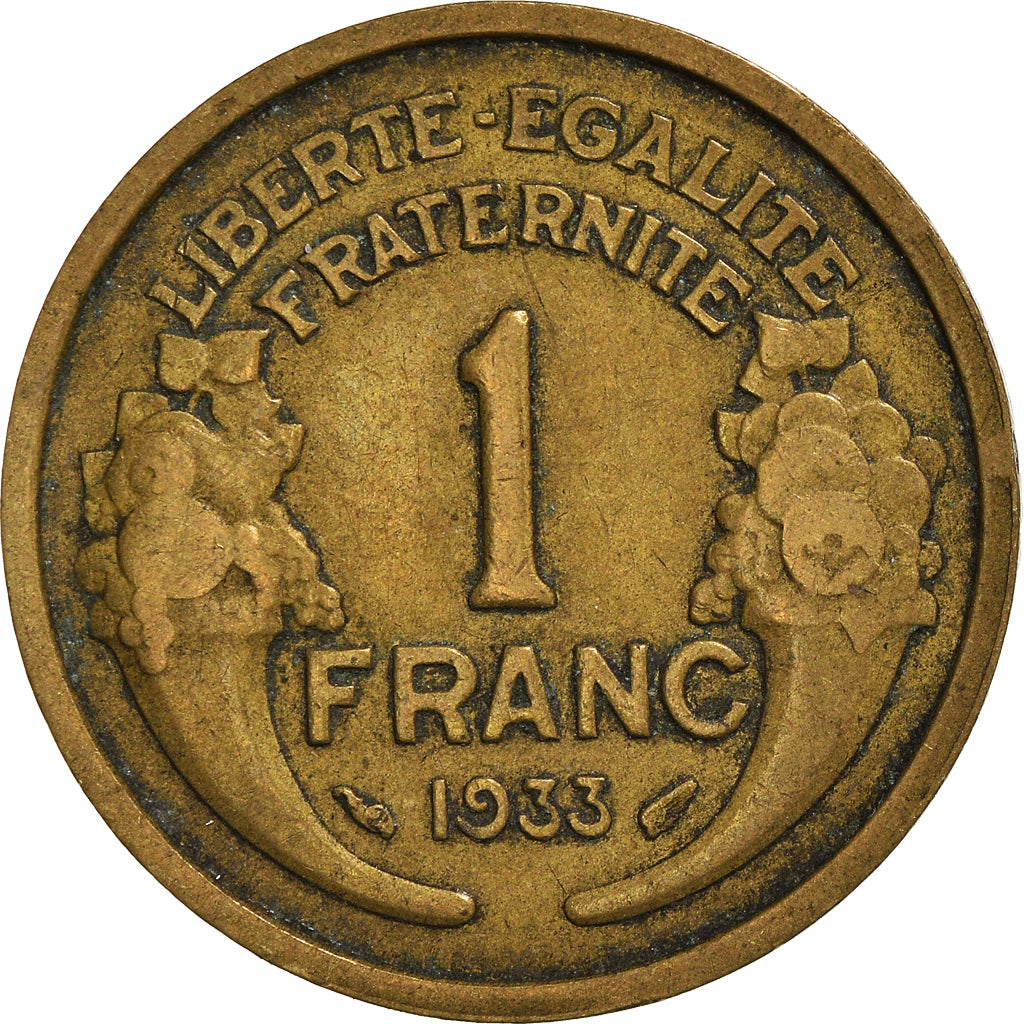 Moneta, Francja, Franc, 1933