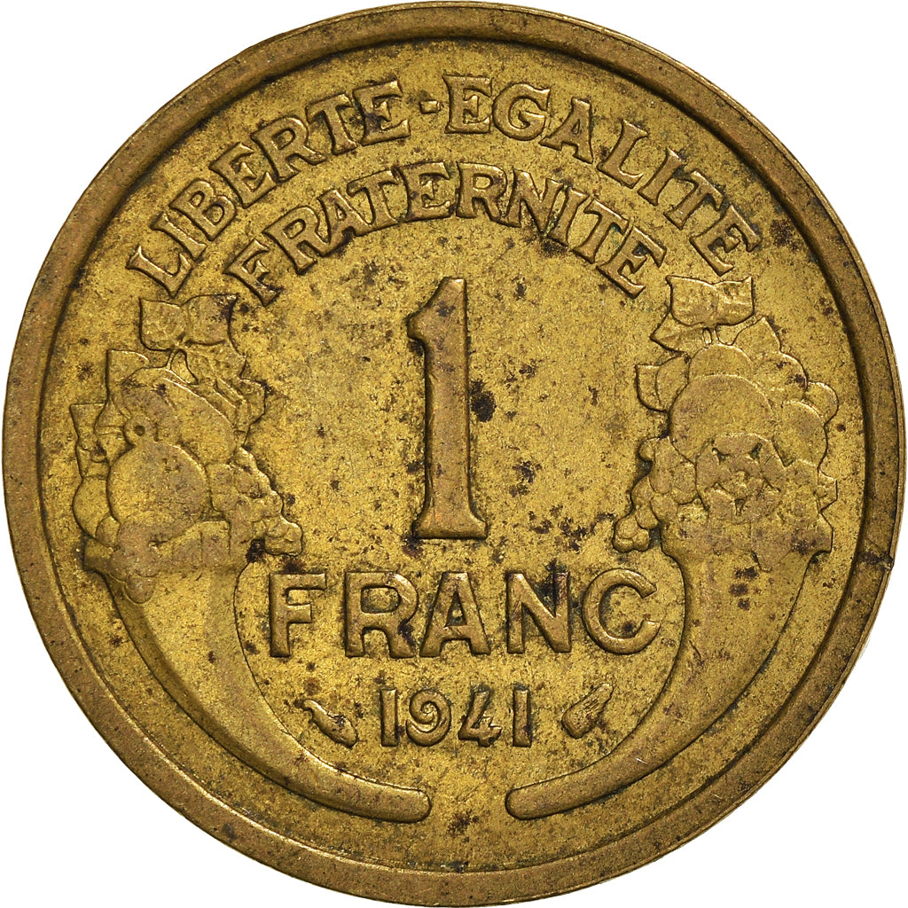 Moneta, Francja, Franc, 1941