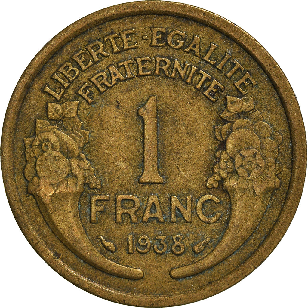 Moneta, Francja, Franc, 1938