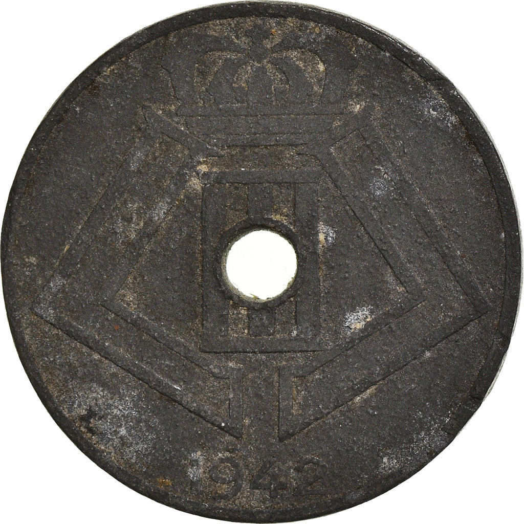 Moeda, Bélgica, 10 Centimes, 1942