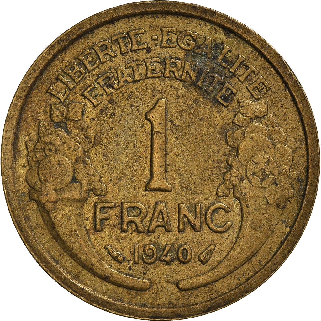 Moneta, Francia, Franc, 1940