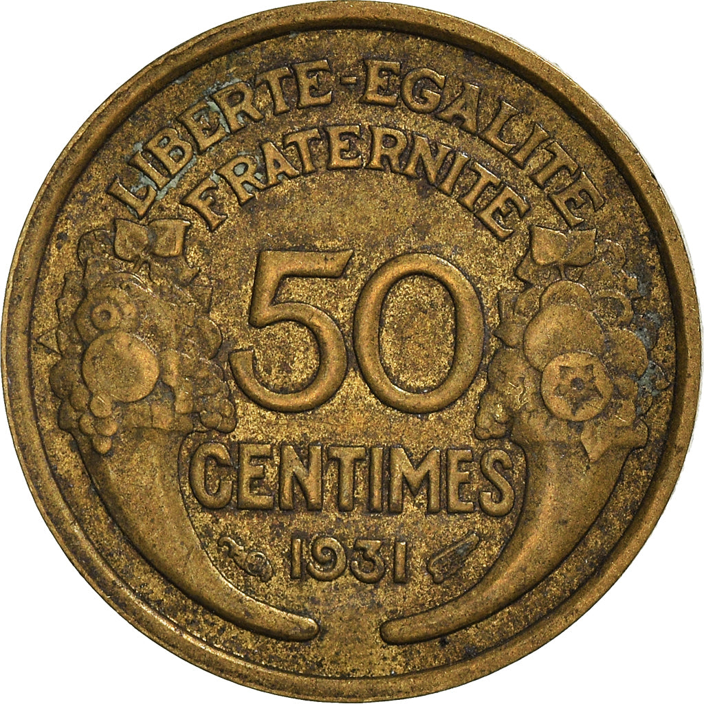 Coin, France, 50 Centimes, 1931