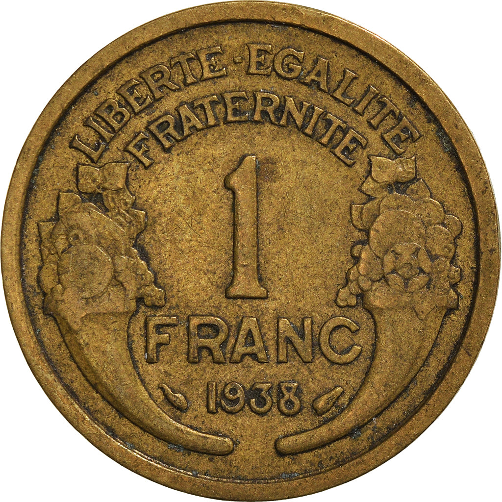 Moneta, Francja, Franc, 1938