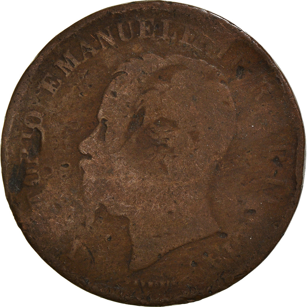 Coin, Italy, 5 Centesimi, 1861