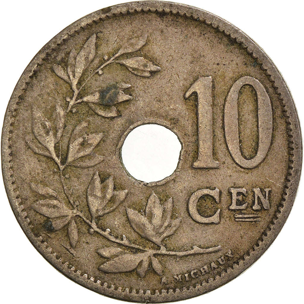 Moneta, Belgio, 10 Centimes, 1920