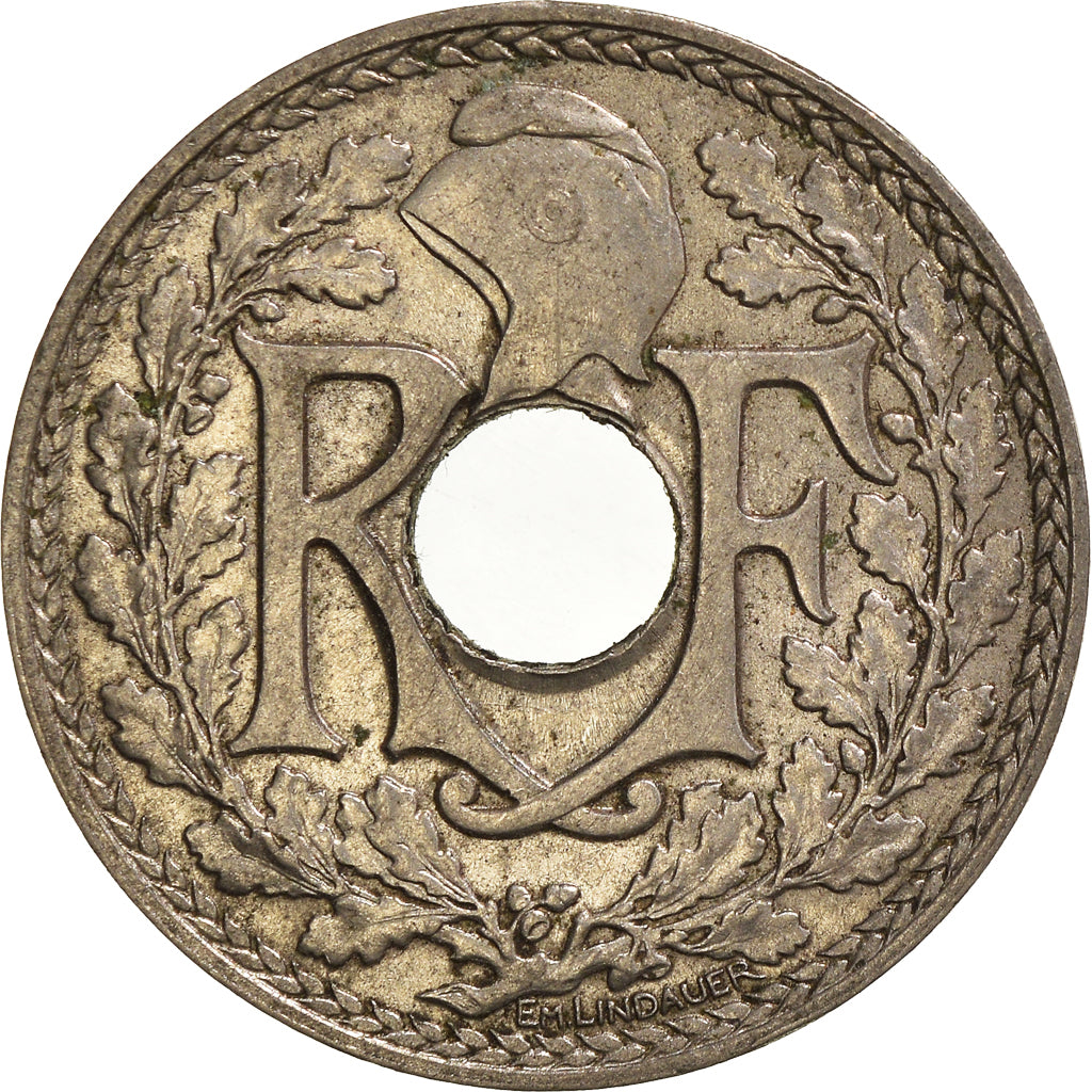 Moeda, França, 25 Centimes, 1914