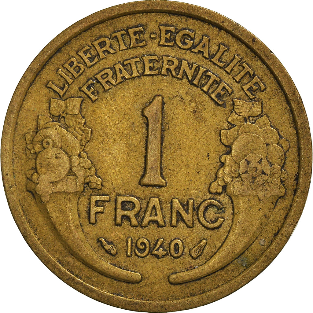 Moneta, Francja, Franc, 1940