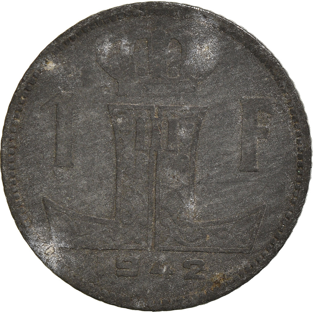 Monnaie, Belgique, Franc, 1942