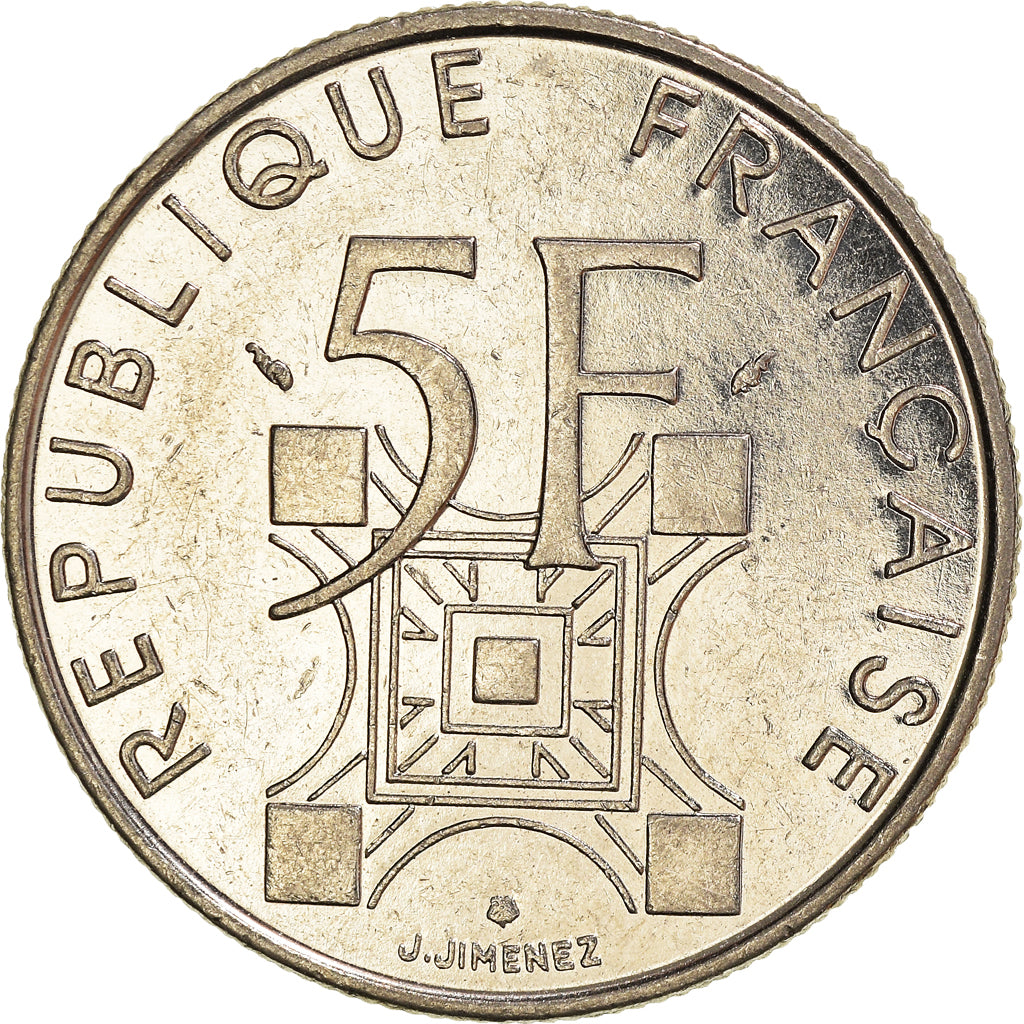 Coin, France, 5 Francs, 1989
