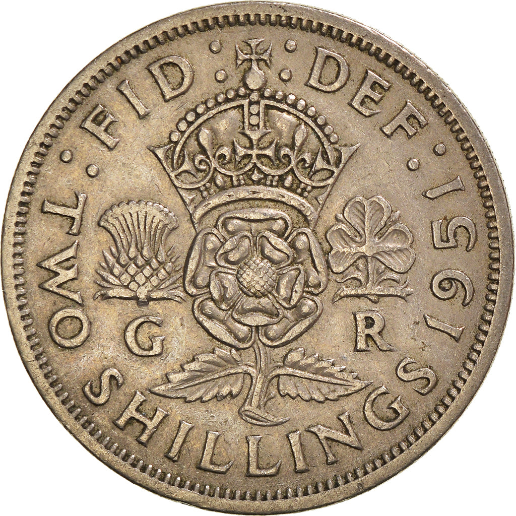 Coin, Great Britain, Florin, Two Shillings, 1951