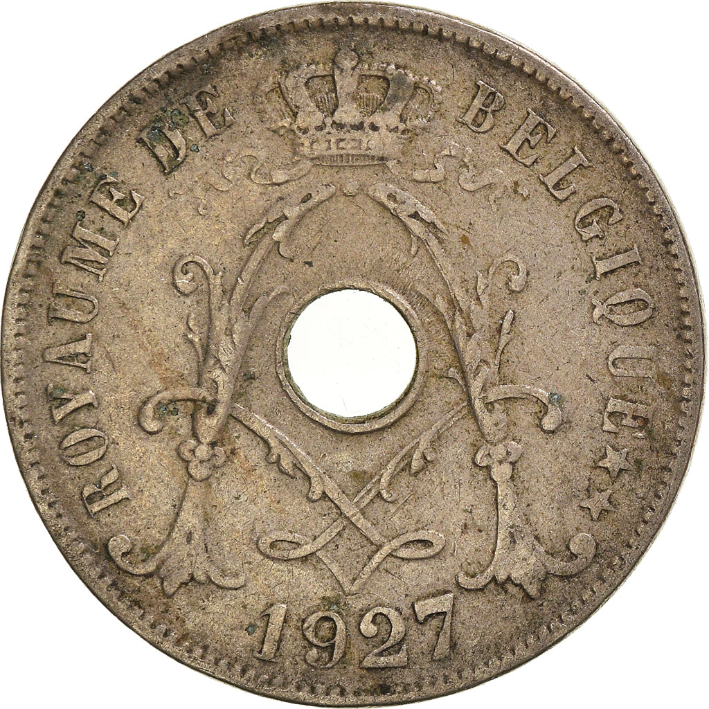 Münze, Belgien, 25 Centimes, 1927