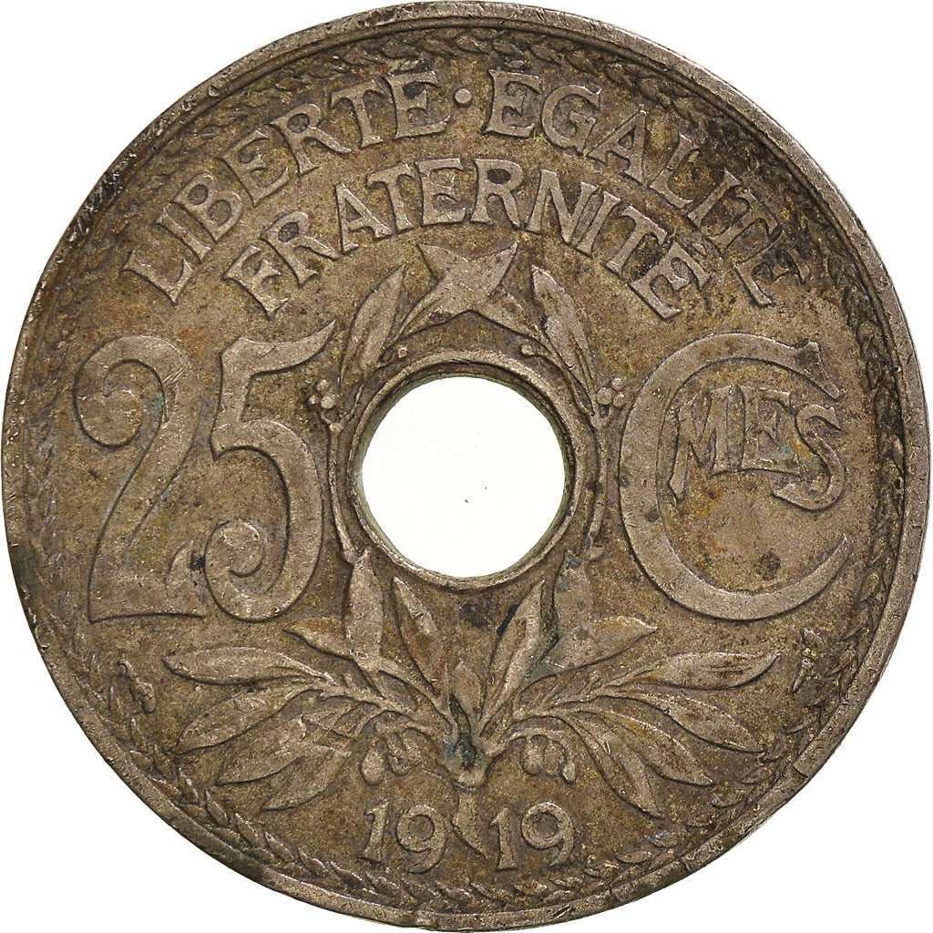 Moneta, Francia, 25 Centimes, 1919