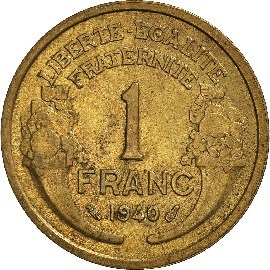Moneta, Francja, Franc, 1940