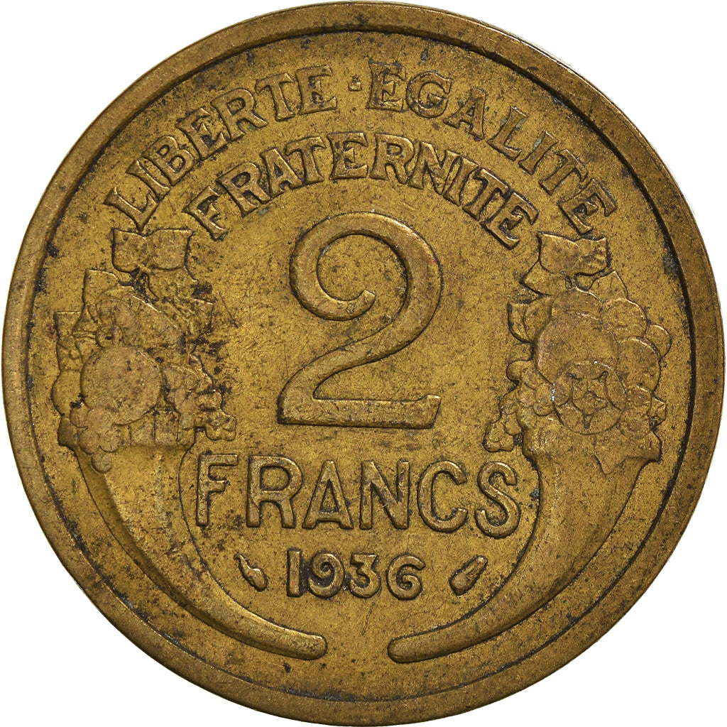 Moneta, Francia, 2 Francs, 1936