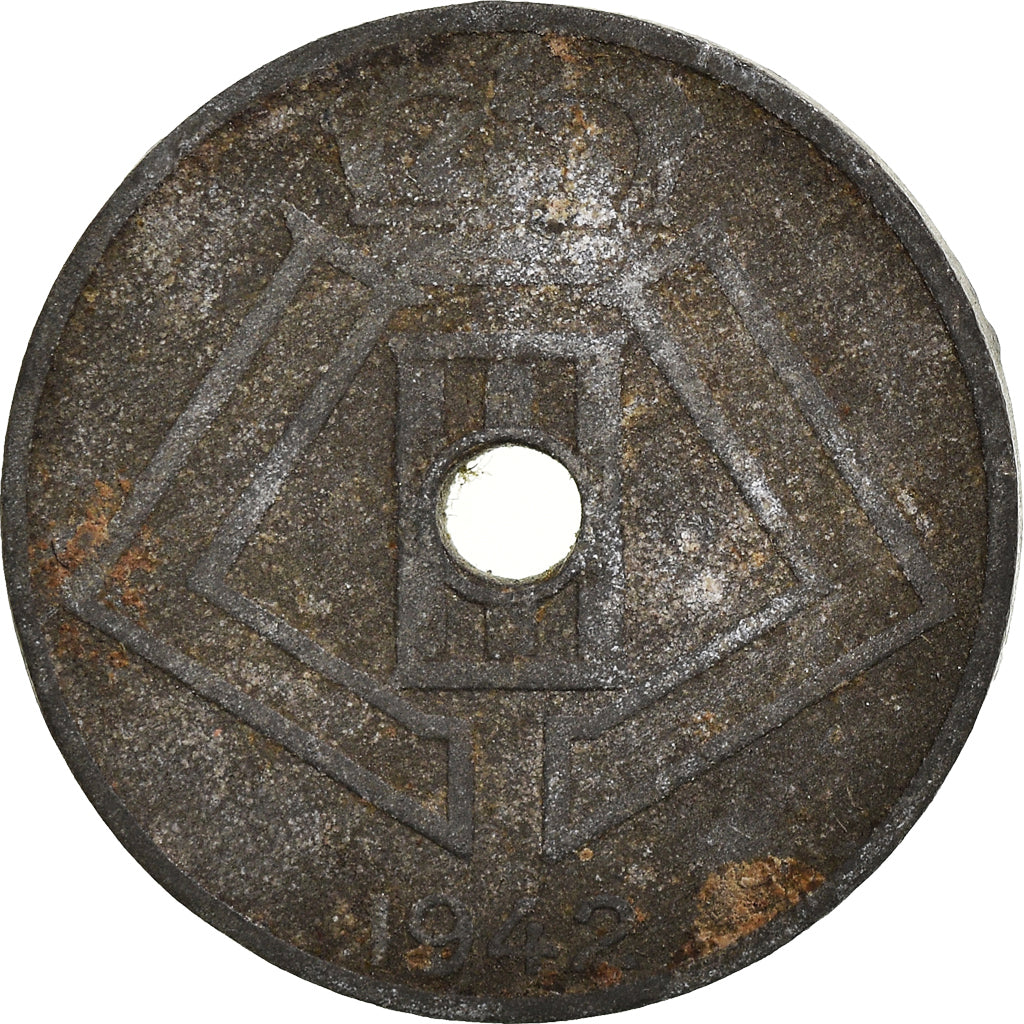Moeda, Bélgica, 10 Centimes, 1942