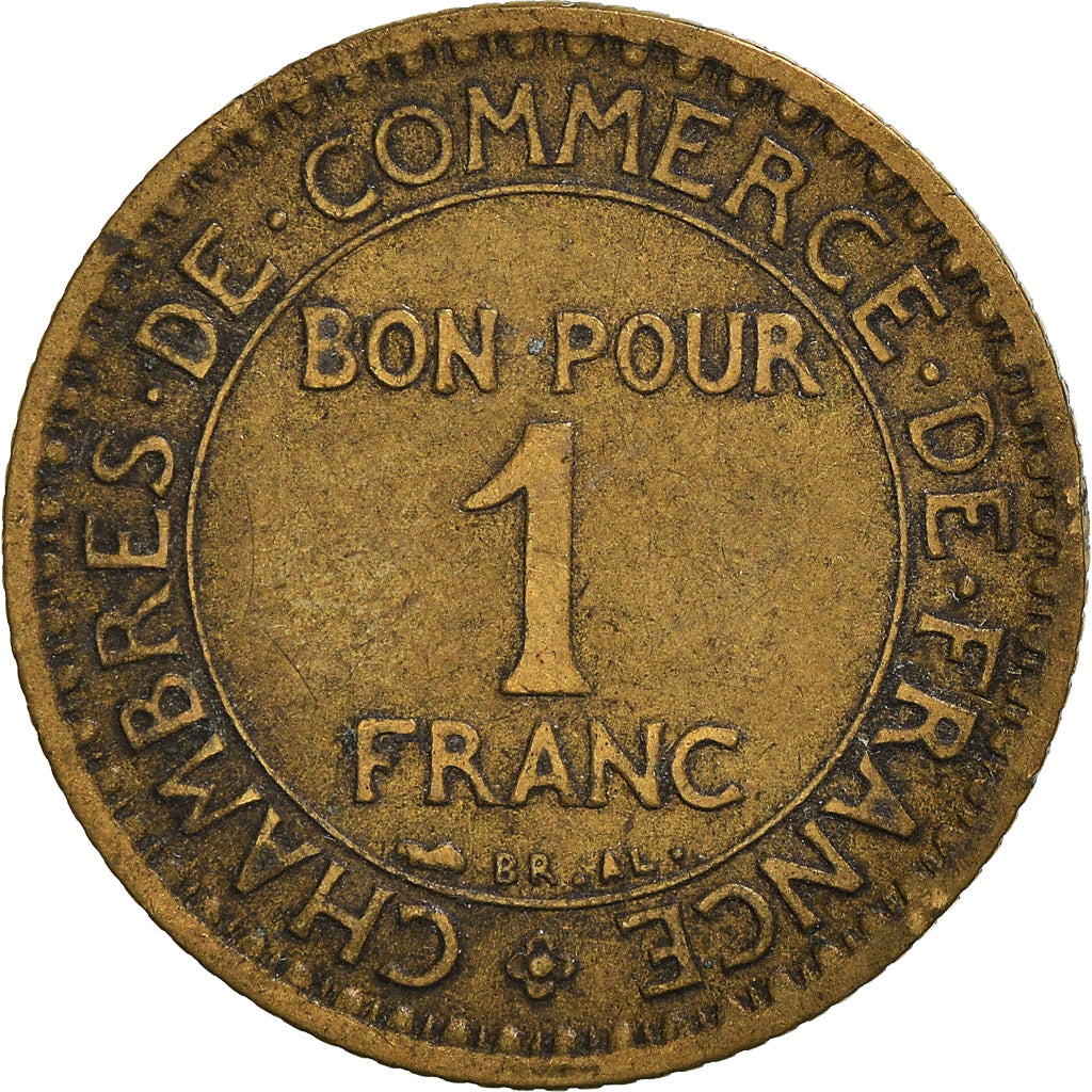 Moneta, Francja, Franc, 1921