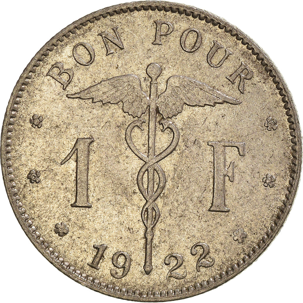 Moneta, Belgio, Franc, 1922