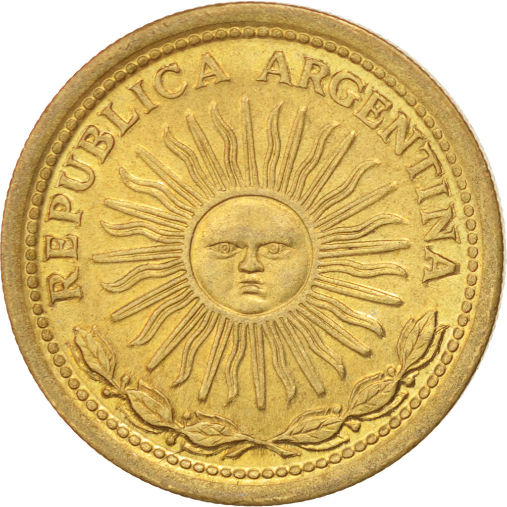 Argentina, Peso, 1974, SPL-, Alluminio-bronzo, KM:69