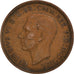Monnaie, Grande-Bretagne, 1/2 Penny, 1943