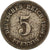 Coin, GERMANY - EMPIRE, 5 Pfennig, 1908