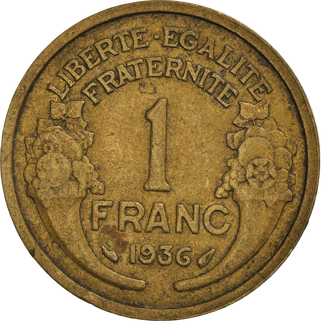 Moneta, Francja, Franc, 1936
