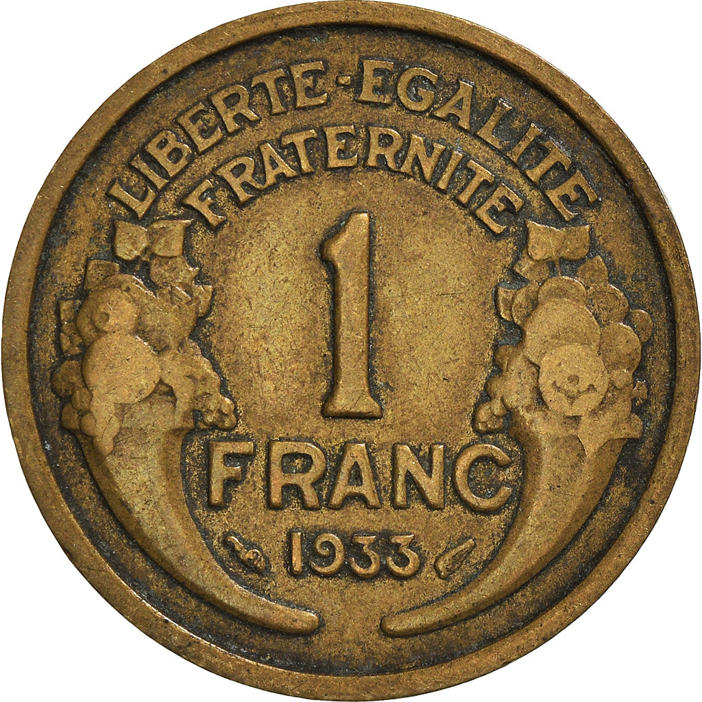 Moneta, Francja, Franc, 1933