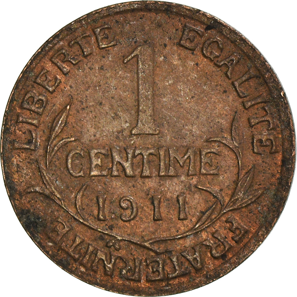 Coin, France, Centime, 1911