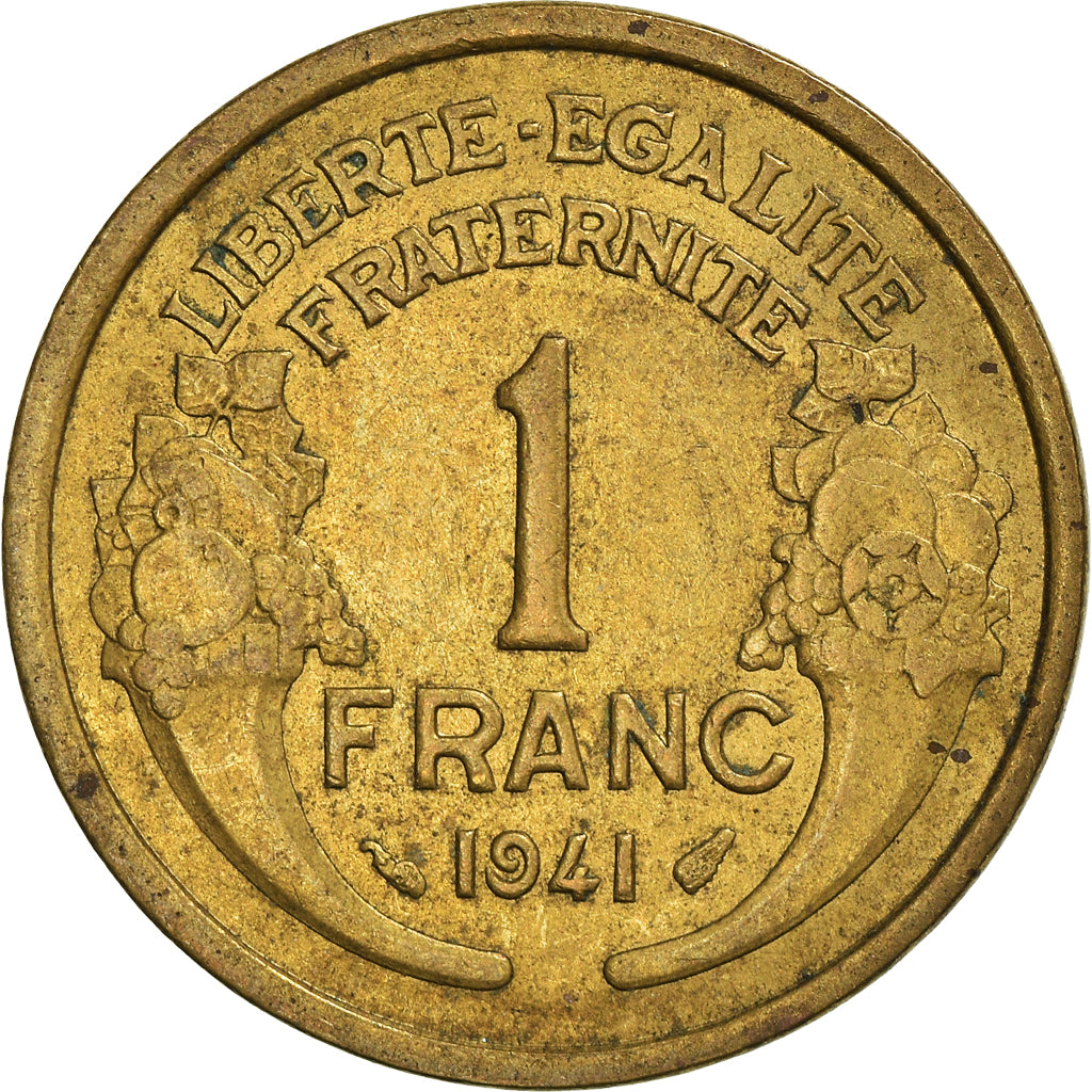 Moneta, Francja, Franc, 1941