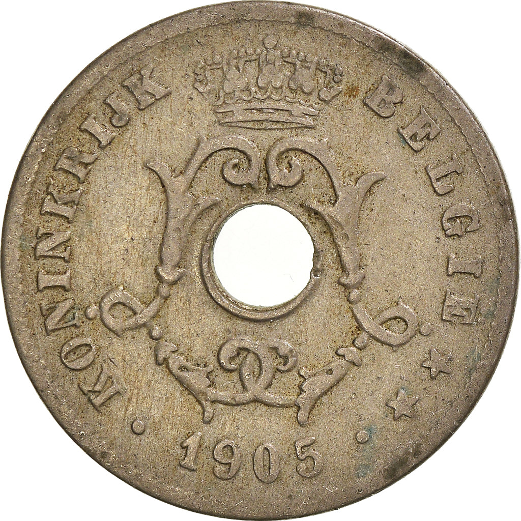 Moeda, Bélgica, 10 Centimes, 1905