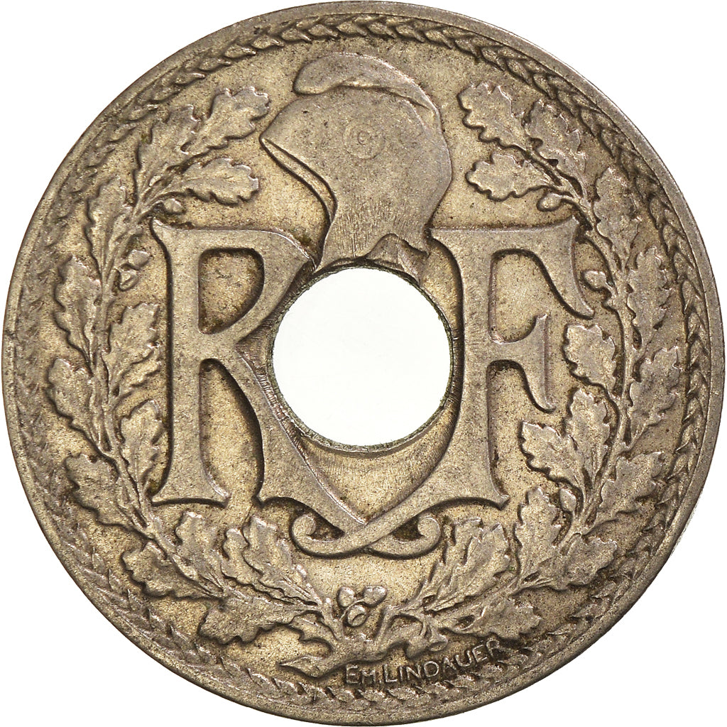 Monnaie, France, 25 Centimes, 1914