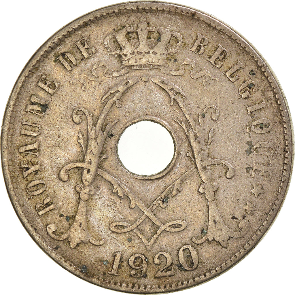 Moneta, Belgio, 25 Centimes, 1920