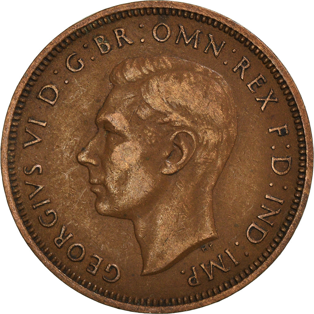 Monnaie, Grande-Bretagne, 1/2 Penny, 1940