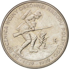Coin, Poland, 500 Zlotych, 1989, MS(63), Copper-nickel, KM:185